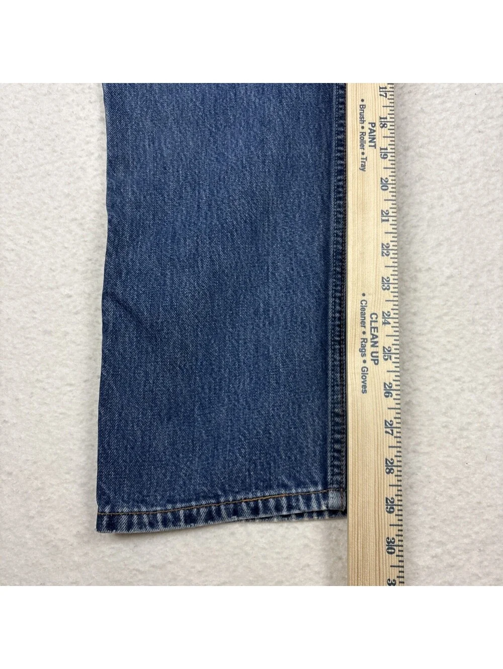 Vintage Levi’s 501 90s Made In USA Faded Blue Jeans 34x30 (Fits 34x29) Button